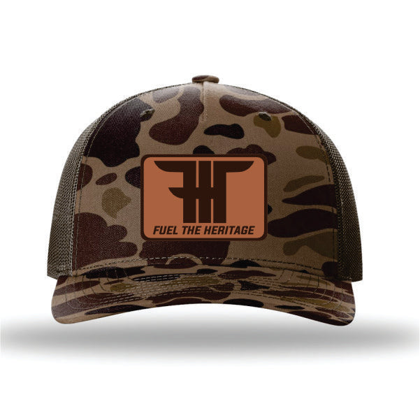 Richardson Printed Five-Panel Trucker