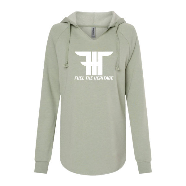 Women’s Lightweight California Wave Wash Hooded Sweatshirt