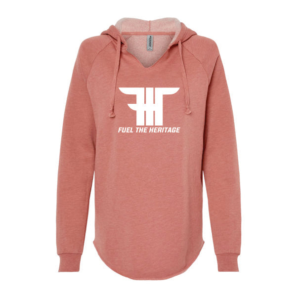 Women’s Lightweight California Wave Wash Hooded Sweatshirt