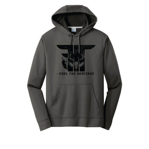Port & Co Performance Fleece Pullover Sweatshirt Full Front
