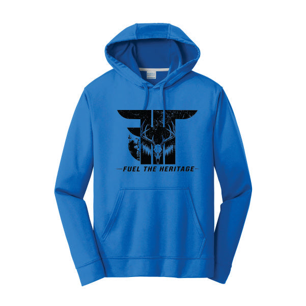 Port & Co Performance Fleece Pullover Sweatshirt Full Front