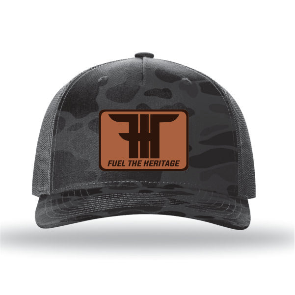 Richardson Printed Five-Panel Trucker