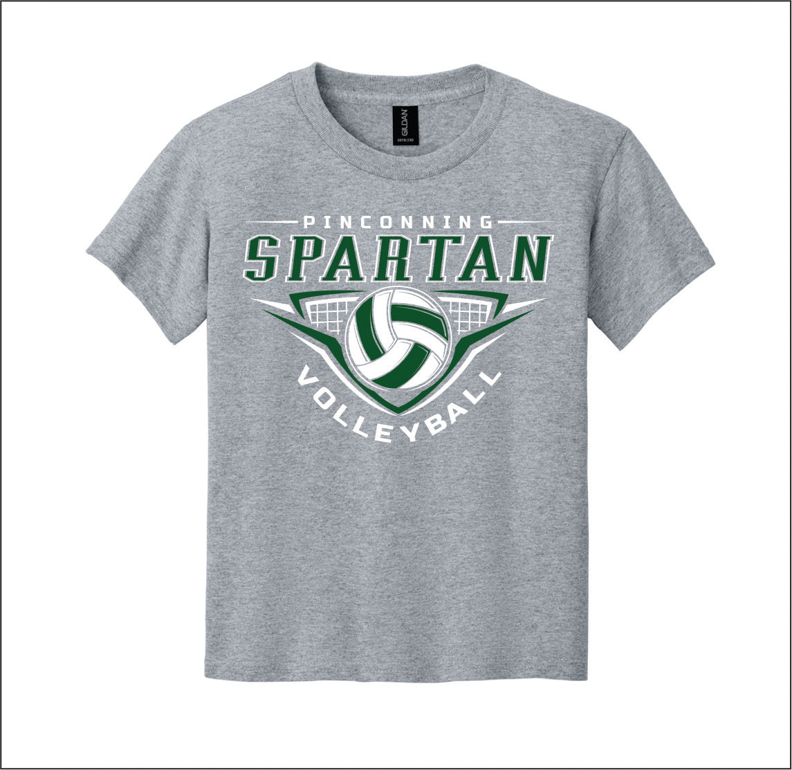 Spartan Volleyball Youth Gildan Tee